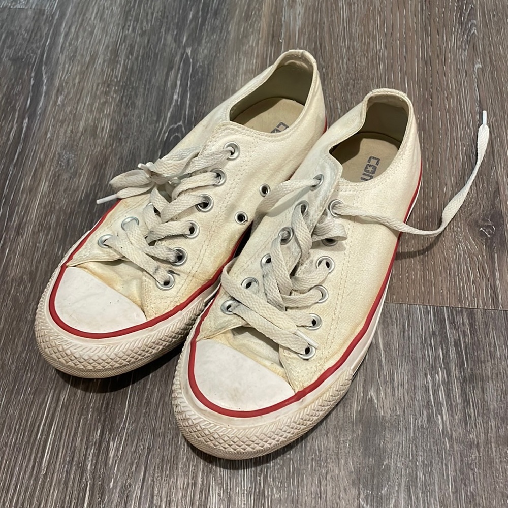White All-Star Low Top Converse